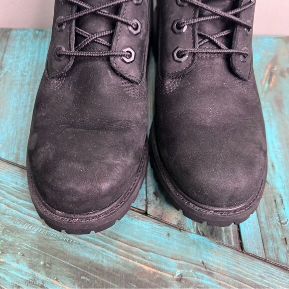 Timberland Black Waterproof Boots Size 7 Ankle Boots Hiking Outdoor - Picture 4 of 12